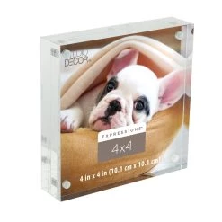 Deals 👏 Clear 4" x 4" Acrylic Block Frame, Expressions™ by Studio Décor® by Studio Decor ✨ -Studio Decor shop 10658025 5