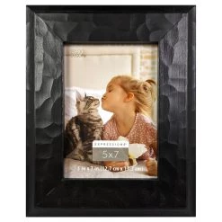 Promo ⌛ Black 🔨 Hammered 5" x 7" Frame, Expressions™ by Studio Décor® by Studio Decor 💯