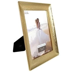 Discount 🌟 Gold 🔨 Hammered Metal 5" x 7" Frame, Expressions™ by Studio Décor® by Studio Decor 🥰 -Studio Decor shop 10658048 6