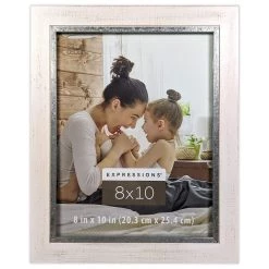 Buy 🔔 12 Pack: White with Silver Edge 8" x 10" Frame, Expressions™ by Studio Décor® by Studio Decor ✨