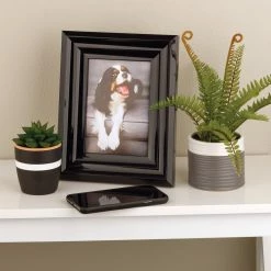 Best deal 🌟 Black High Gloss 5" x 7" Frame, Expressions™ by Studio Décor® by Studio Decor 👏 -Studio Decor shop 10658378 5