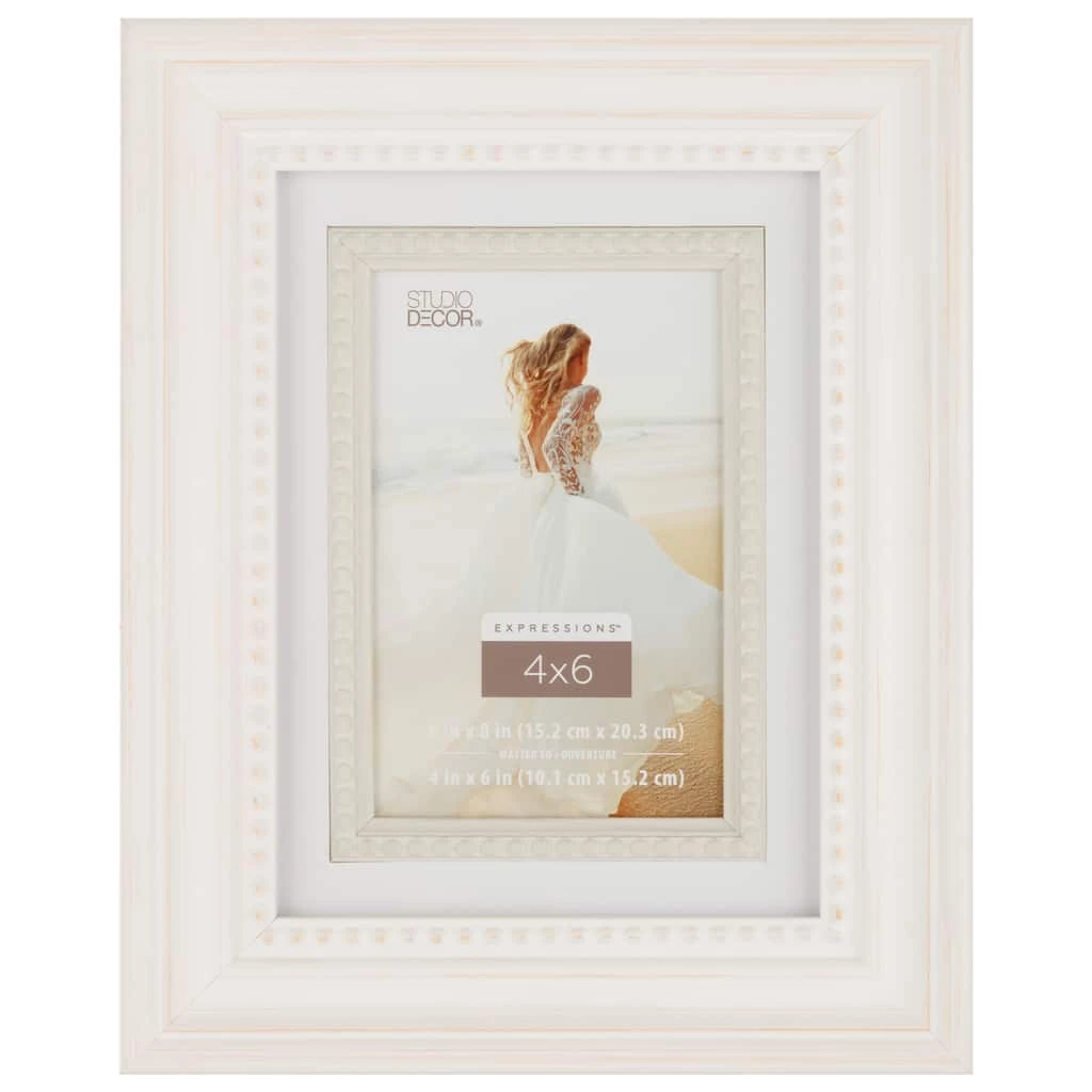 Coupon β€οΈ White with Fillet 4" x 6" Frame, Expressions™ by Studio Décor® by Studio Decor π 1 Coupon β€οΈ White with Fillet 4" x 6" Frame, Expressions™ by Studio Décor® by Studio Decor π