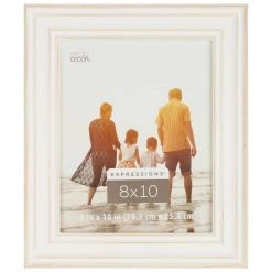 Discount 😀 White with Distressed Edges 8" x 10" Frame, Expressions™ by Studio Décor® by Studio Decor 👏