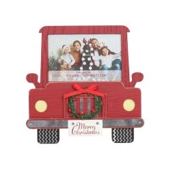 Hot Sale 👏 Red Truck 4" x 6" Frame, 🔔 Christmas by Studio Décor® by Studio Decor ❤️