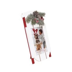 Top 10 🔔 White Sleigh 4" x 6" Frame, 🎅 Christmas by Studio Décor® by Studio Decor 👏 -Studio Decor shop 10675110 4