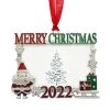 Deals 👍 Merry ❄ Christmas 2022 Rectangle Ornament Frame by Studio Décor® by Studio Decor ✔️
