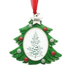 Coupon 🥰 Christmas Tree 2022 Oval Ornament Frame by Studio Décor® by Studio Decor ⭐