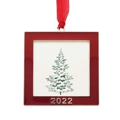 Promo π Red 2022 Square Ornament Frame by Studio Décor® by Studio Decor π€©