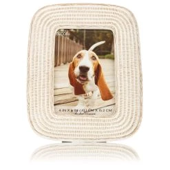 Outlet 🔔 Woven White Picture Frame by Studio Décor® by Studio Decor 👏