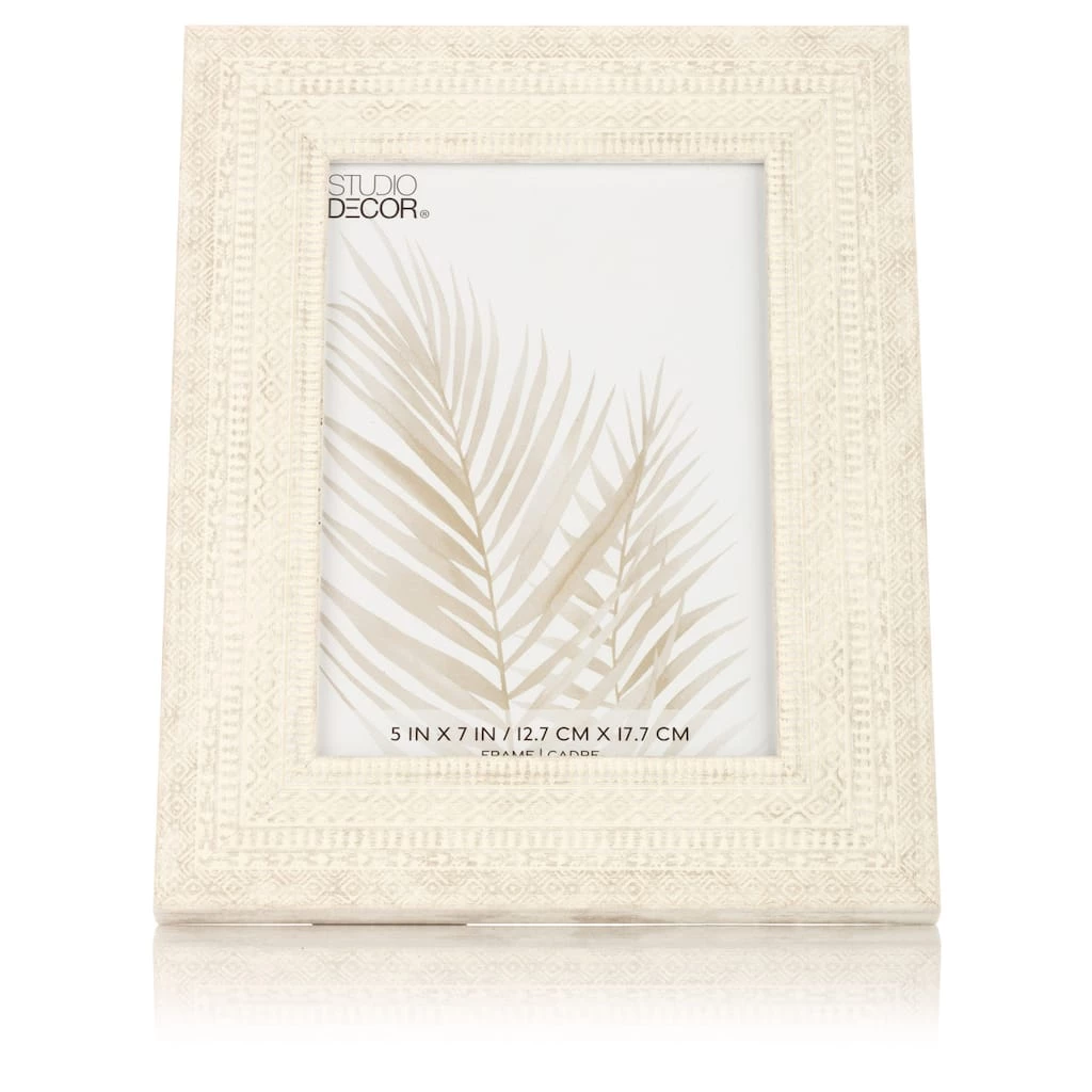 Wholesale π White Woven Embossed Picture Frame by Studio Décor® by Studio Decor π 1 Wholesale π White Woven Embossed Picture Frame by Studio Décor® by Studio Decor π