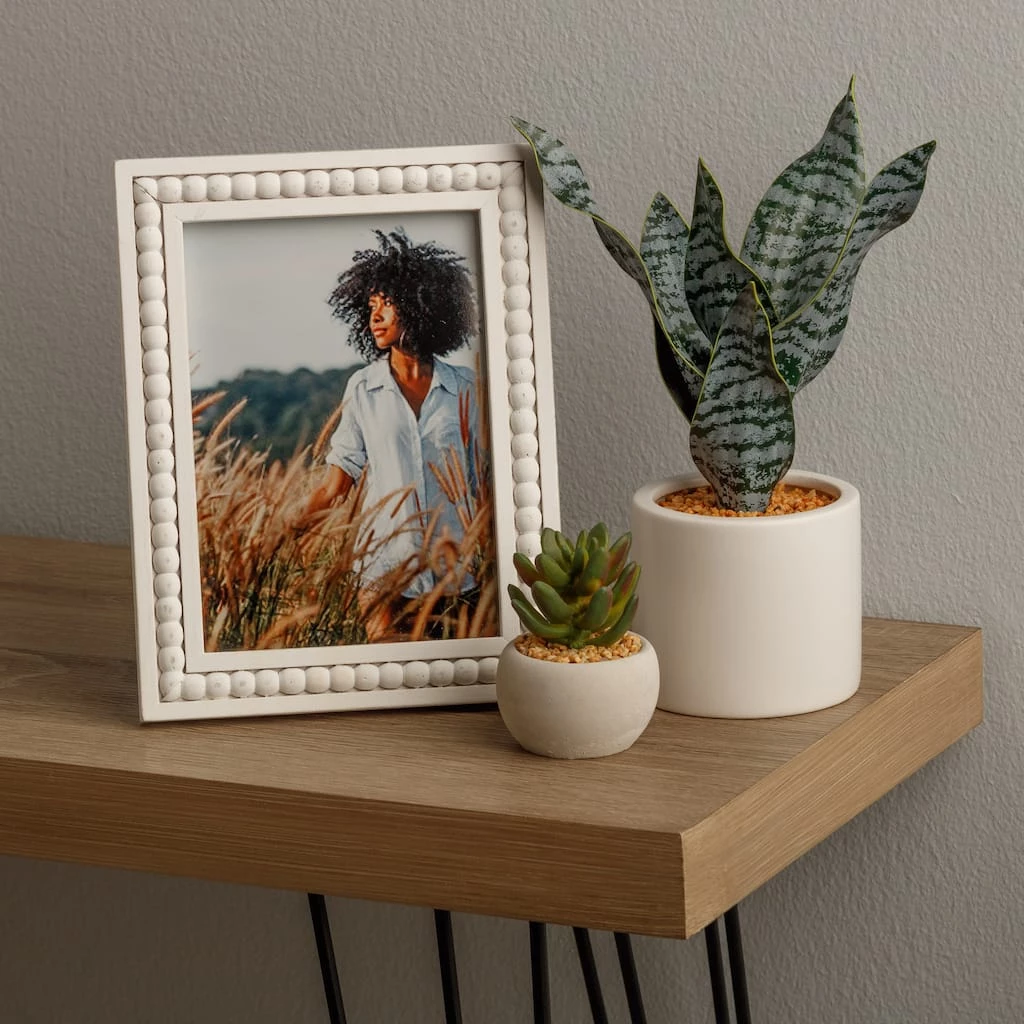 Promo π White Beaded Picture Frame by Studio Décor® by Studio Decor βοΈ 4 Promo π White Beaded Picture Frame by Studio Décor® by Studio Decor βοΈ - Image 4