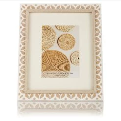 Discount π White Natural Picture Frame by Studio Décor® by Studio Decor π§¨