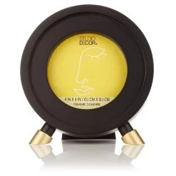 Cheapest 👏 Black & Gold Circle Frame by Studio Décor® by Studio Decor 🧨