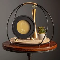 Cheapest 👏 Black & Gold Circle Frame by Studio Décor® by Studio Decor 🧨 -Studio Decor shop 10705025 5