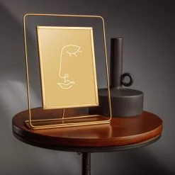 Buy 🔔 Gold Metal Outline Picture Frame by Studio Décor® by Studio Decor 😀 -Studio Decor shop 10705026 5