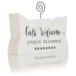 Cheap 🎉 Cats Welcome People Tolerated Photo Holder by Studio Décor® by Studio Decor 🔥 -Studio Decor shop 10705032 6