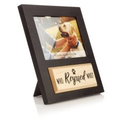Top 10 🛒 Black Who Rescued Who 6" x 4" Frame by Studio Décor® by Studio Decor 🎁 -Studio Decor shop 10705037 6
