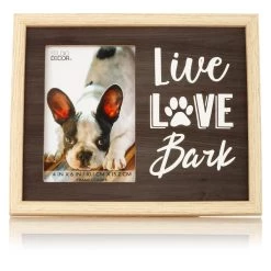 Discount 👍 Natural Live Love Bark 4" x 6" Tabletop Frame by Studio Décor® by Studio Decor ⌛