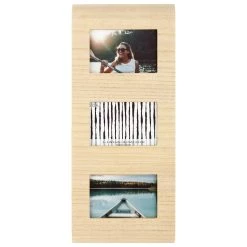 Discount 🧨 3 Opening Natural Curved 4" x 6" Collage Frame by Studio Décor® by Studio Decor ✔️