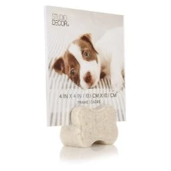 New ⌛ Ivory Bone 4" x 4" Photo Holder by Studio Décor® by Studio Decor 🔥 -Studio Decor shop 10705040 6