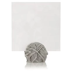 Brand new 🔥 Gray Yarnball 4" x 4" Photo Holder by Studio Décor® by Studio Decor 😀 -Studio Decor shop 10705042 4