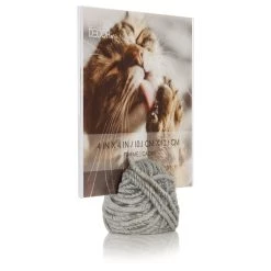 Brand new 🔥 Gray Yarnball 4" x 4" Photo Holder by Studio Décor® by Studio Decor 😀 -Studio Decor shop 10705042 6