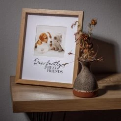 Hot Sale ⌛ Natural Paw-Fectly Best Friends 5" x 5" Tabletop Frame by Studio Décor® by Studio Decor 🧨 -Studio Decor shop 10705045 5