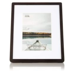 Outlet ✔️ Black Round Corner 5" x 7" Frame with Mat by Studio Décor® by Studio Decor ❤️