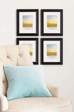 New 🥰 8 Packs: 4 ct. (32 total) Black 5" x 7" Frame with Mat, Lifestyles by Studio Décor® by Studio Decor ⭐ -Studio Decor shop IRC11147 1