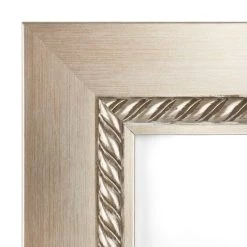 Brand new 👏 6 Pack: Silver Inner Rope Frame with Mat, Home by Studio Décor® by Studio Decor 👏 -Studio Decor shop M20017504 2