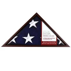 Cheap 🔔 8 Pack: Mahogany Memorial Flag Case by Studio Décor® by Studio Decor 🧨