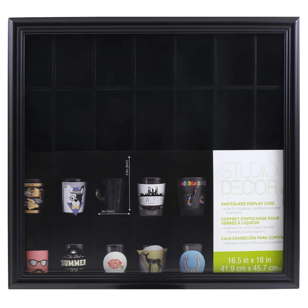 Flash Sale π 6 Pack: Shot Glass Display Case by Studio Décor® by Studio Decor π€© 1 Flash Sale π 6 Pack: Shot Glass Display Case by Studio Décor® by Studio Decor π€©