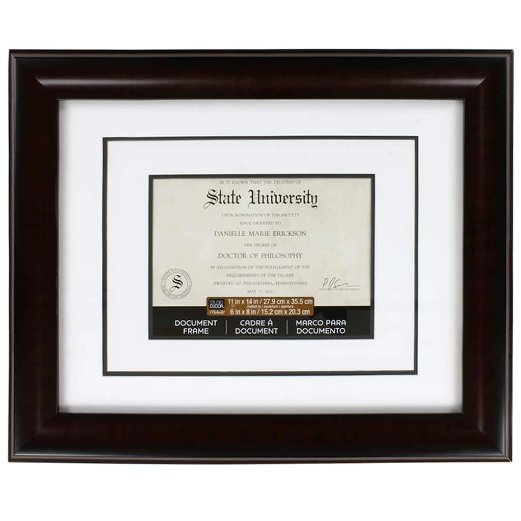 Flash Sale π€© 6 Pack: Mahogany 6" x 8" Frame with Mat by Studio Décor® by Studio Decor π 1 Flash Sale π€© 6 Pack: Mahogany 6" x 8" Frame with Mat by Studio Décor® by Studio Decor π