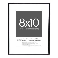 Top 10 😀 6 Pack: Black Thin 8" x 10" Float Frame, Basics by Studio Décor® by Studio Decor ✔️