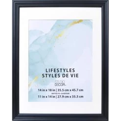 Cheap 🥰 6 Pack: Black 11" x 14" Frame With Mat, Lifestyles™ By Studio Décor® by Studio Decor 🎉