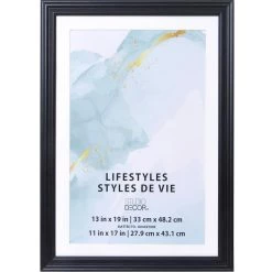 Cheap ⭐ 9 Pack: Black 11" x 17" Frame with Mat, Lifestyles™ by Studio Décor® by Studio Decor 🔔