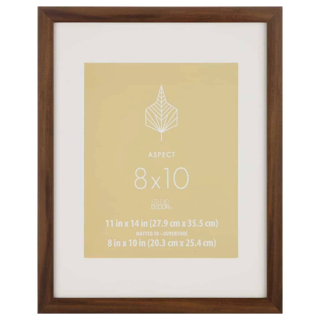 Outlet β 8 Pack: Rustic 8" x 10" Frame with Mat, Aspect by Studio Décor® by Studio Decor π 1 Outlet β 8 Pack: Rustic 8" x 10" Frame with Mat, Aspect by Studio Décor® by Studio Decor π