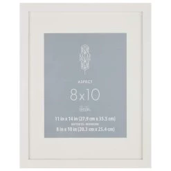 Outlet π― 8 Pack: White 8" x 10" Frame with Mat, Aspect by Studio Décor® by Studio Decor π