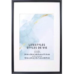 Cheapest ✔️ 8 Pack: Black 18" x 24" Frame with Mat, Lifestyles™ by Studio Décor® by Studio Decor 🛒